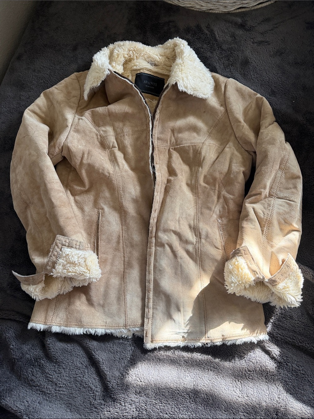 Avanti genuine leather Jacket - Tan